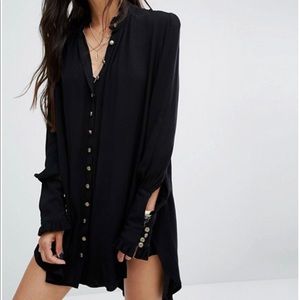 NWOT Free People Lieutenant Shirt Dress